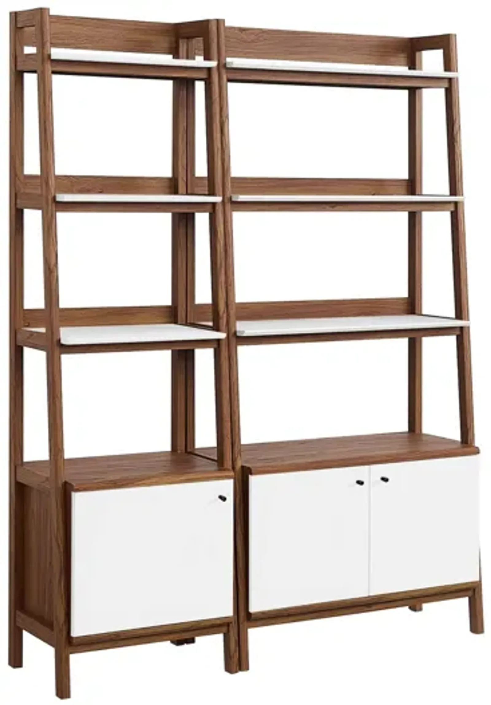 Bixby Wood Bookshelves Set of 2