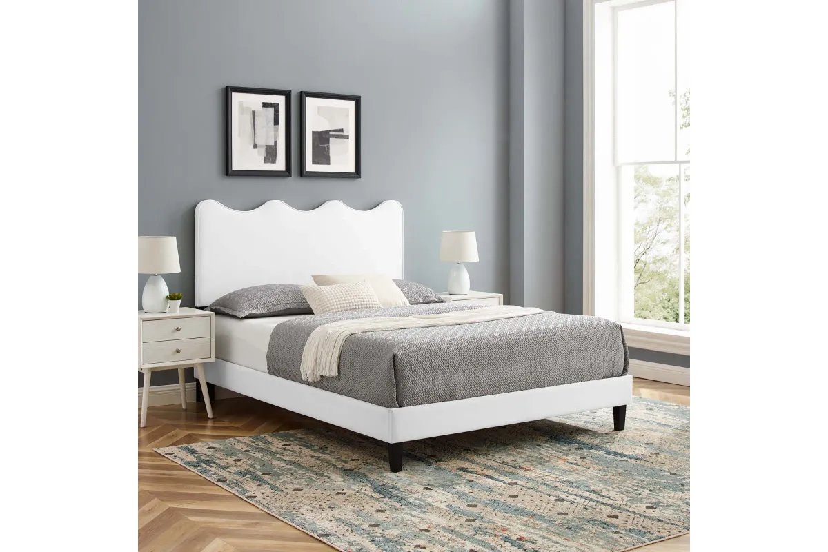 Current Performance Velvet Full Platform Bed