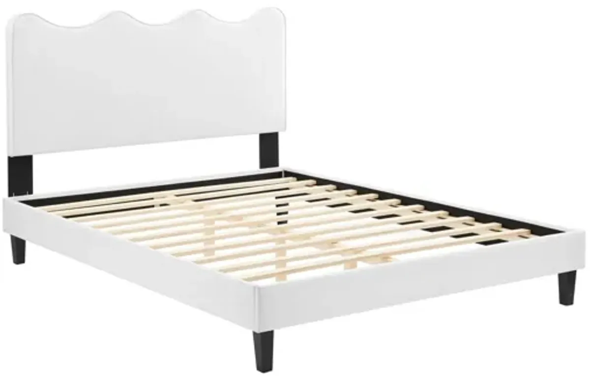 Current Performance Velvet Full Platform Bed