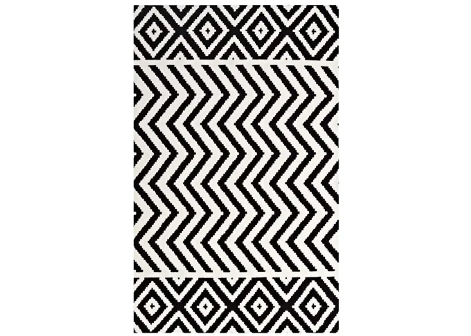 Ailani Geometric Chevron / Diamond 8x10 Area Rug