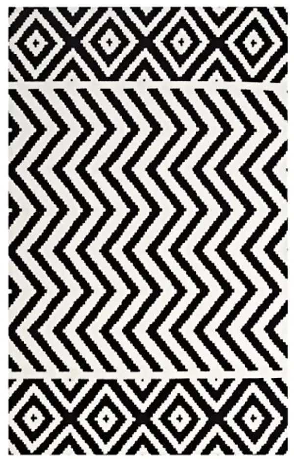 Ailani Geometric Chevron / Diamond 8x10 Area Rug