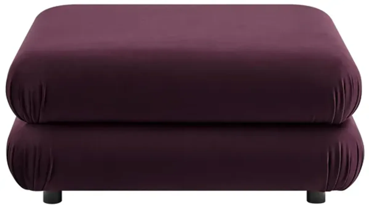 Jubilee Modular Performance Velvet Ottoman