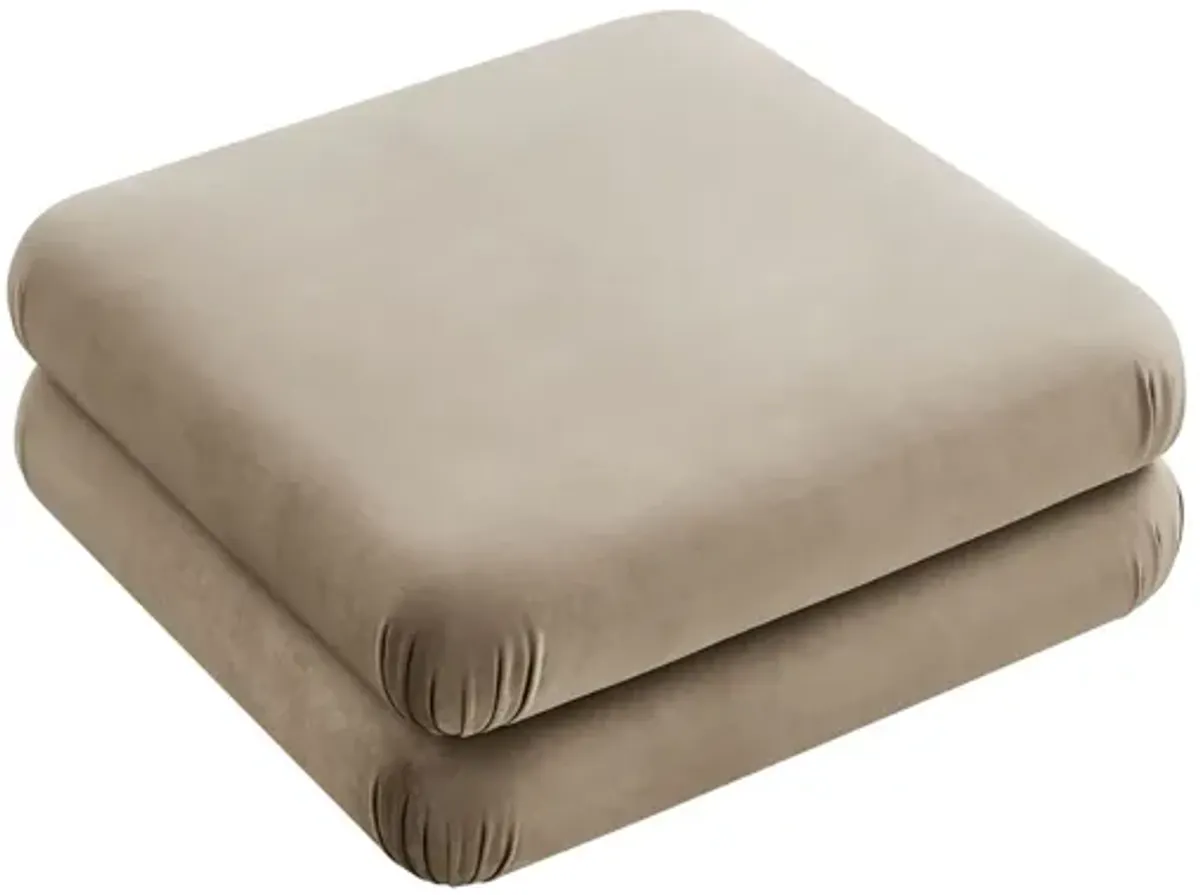 Jubilee Modular Performance Velvet Ottoman