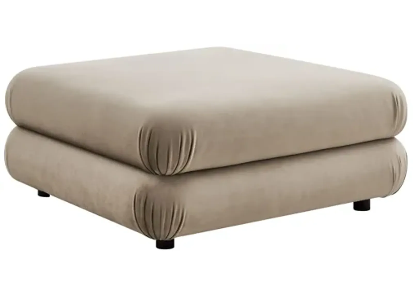 Jubilee Modular Performance Velvet Ottoman