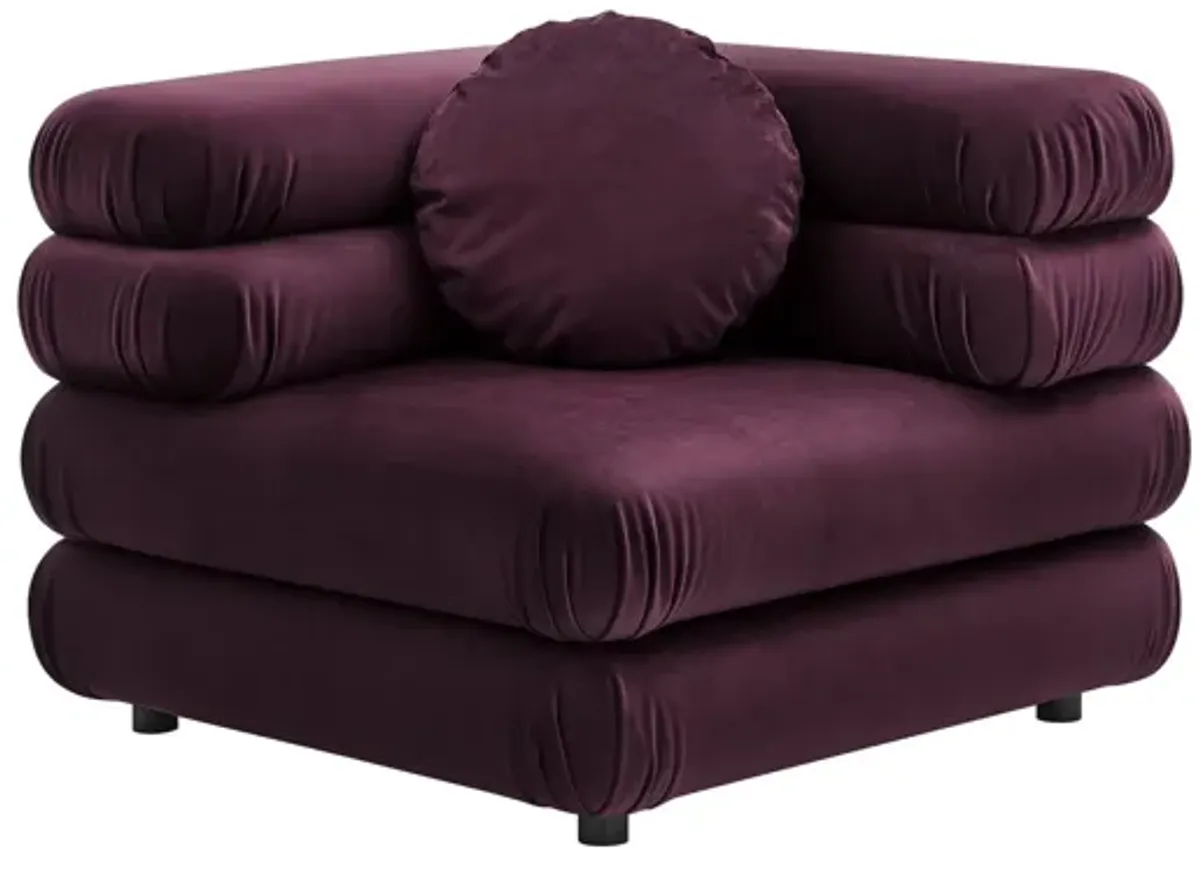 Jubilee Modular Performance Velvet Corner Chair