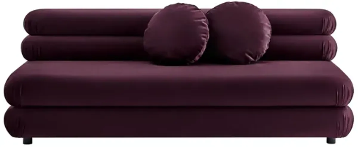 Jubilee Modular Performance Velvet Armless Loveseat