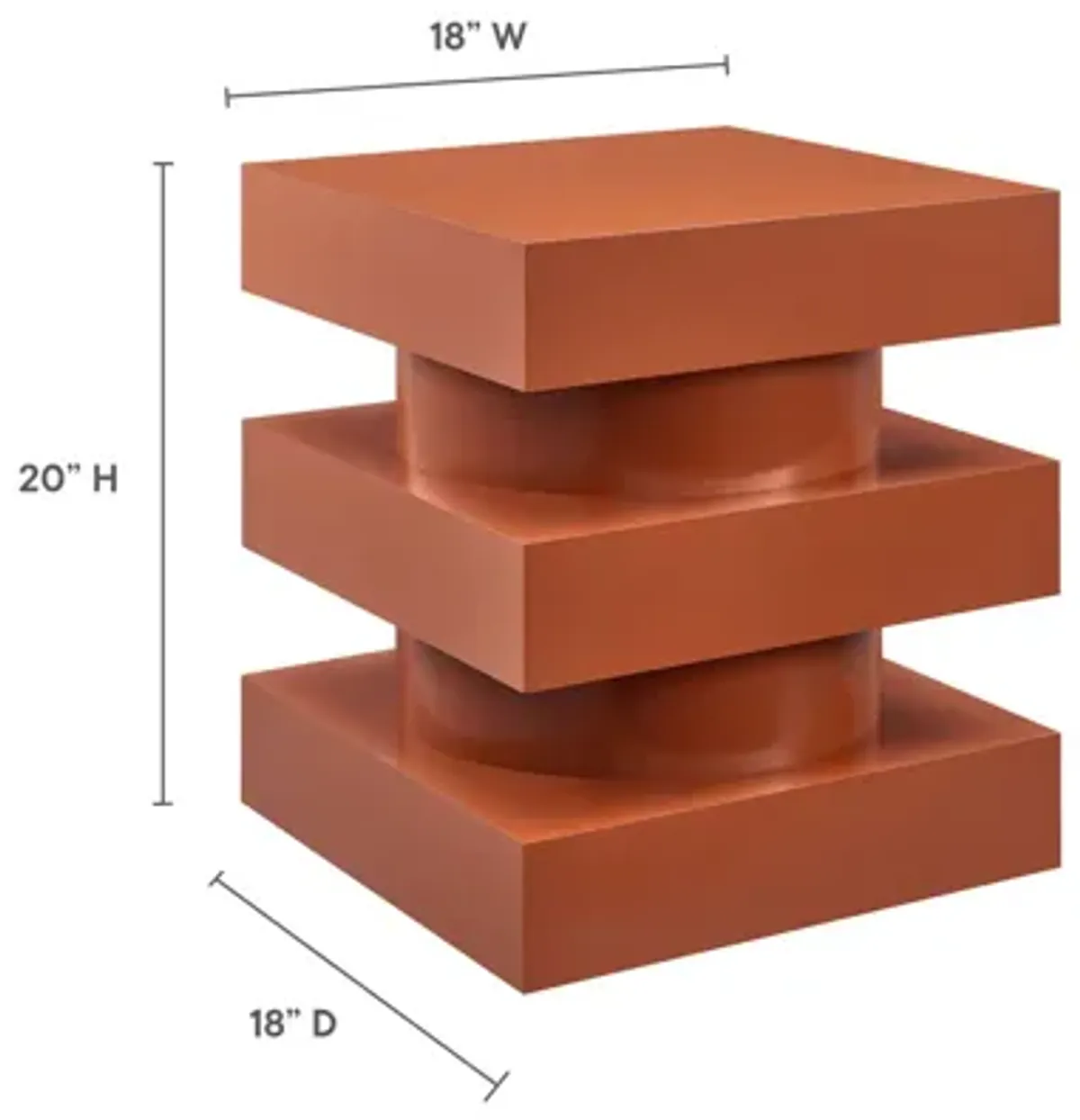 Perpetuate Totem End Table