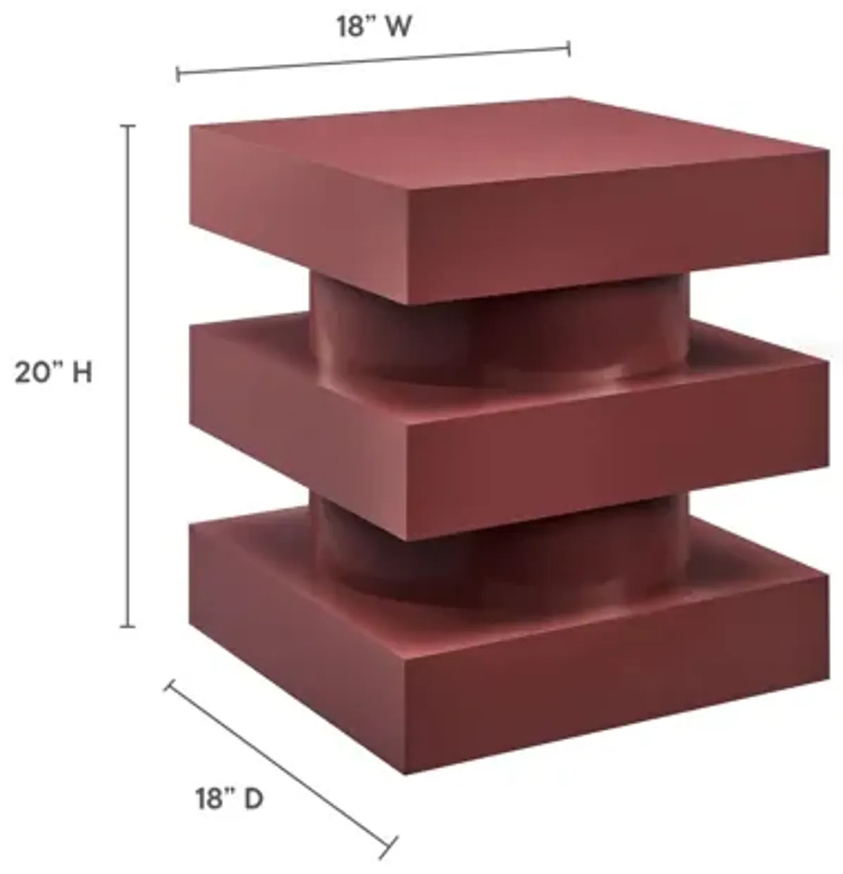 Perpetuate Totem End Table