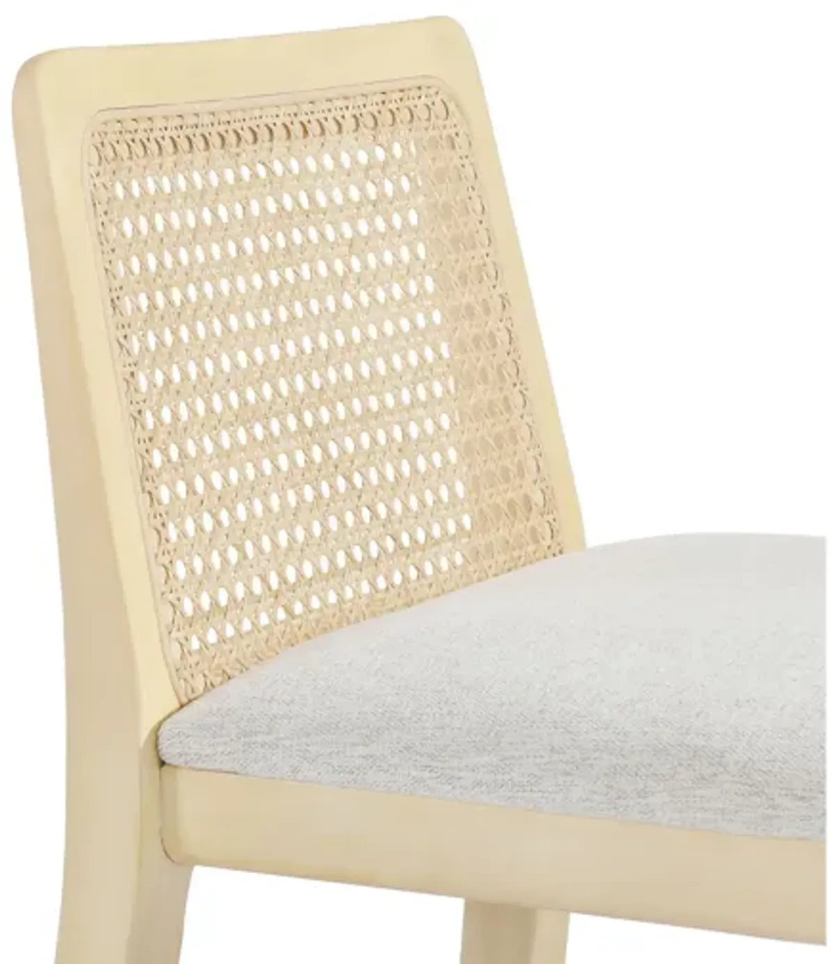 Monarch Wood and Rattan Bar Stool