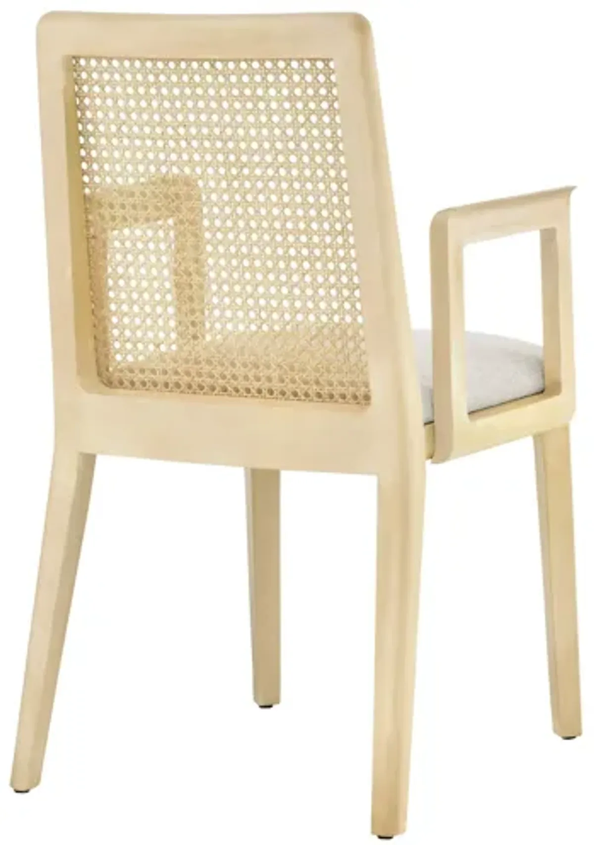 Monarch Wood and Rattan Dining Armchair