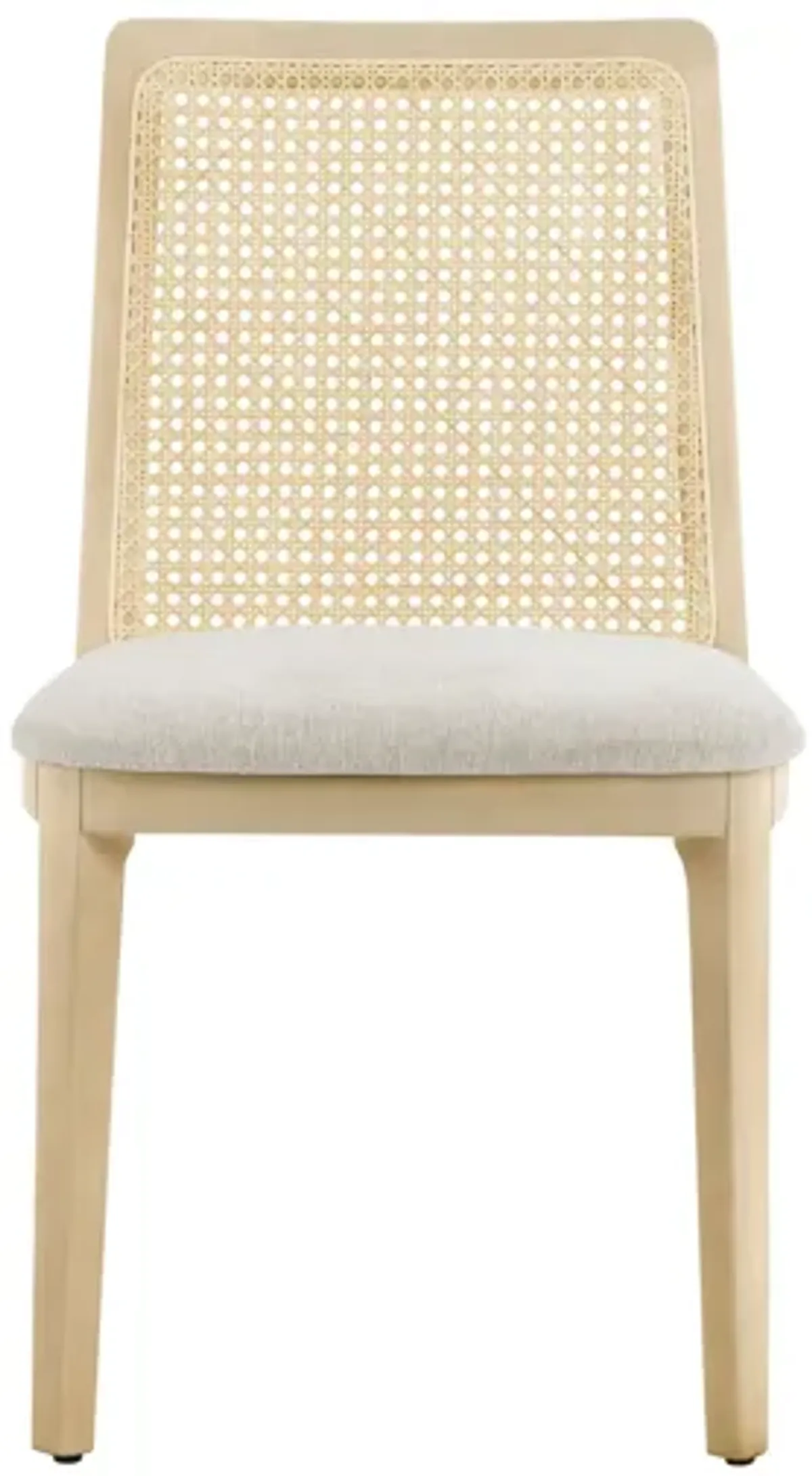 Monarch Wood and Rattan Dining Side Chair