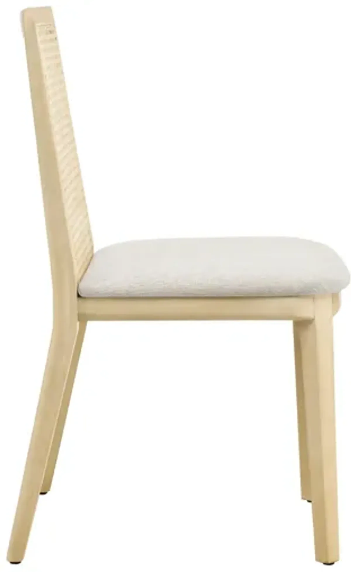 Monarch Wood and Rattan Dining Side Chair