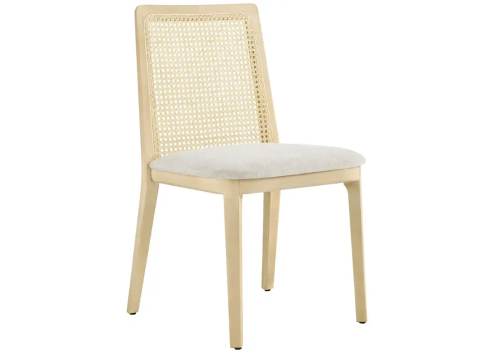 Monarch Wood and Rattan Dining Side Chair