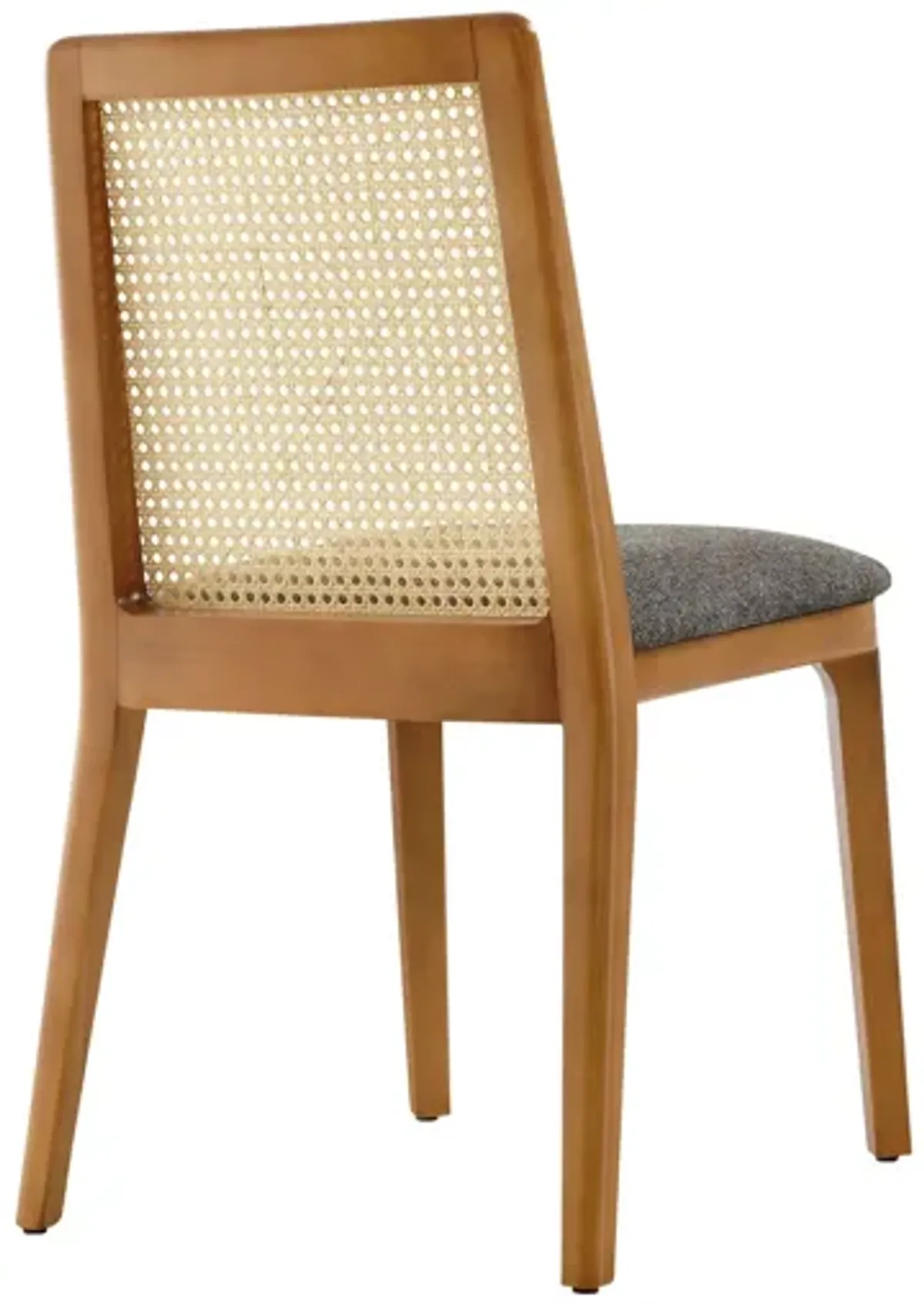 Monarch Wood and Rattan Dining Side Chair