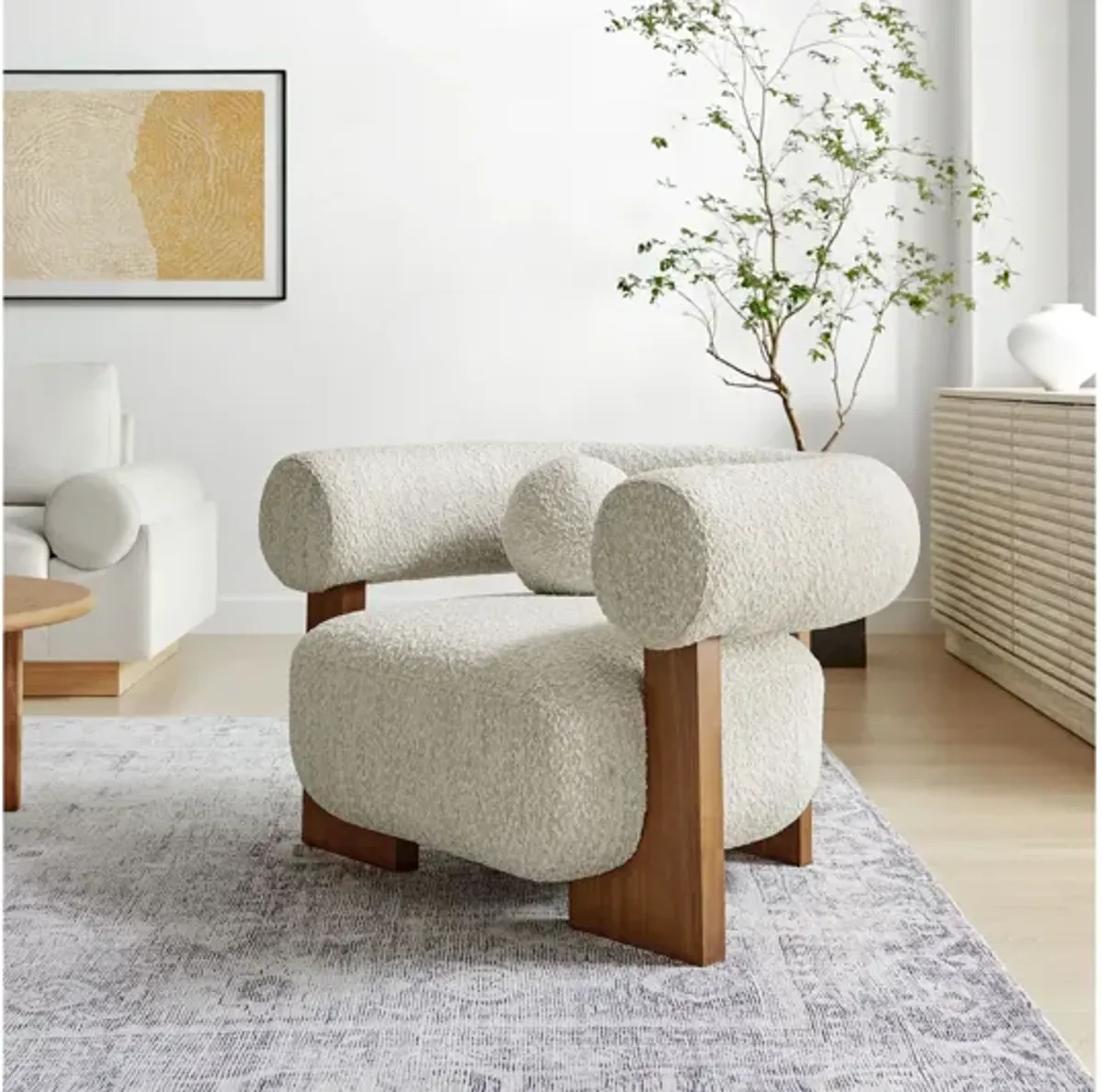 Jace Boucle Accent Chair