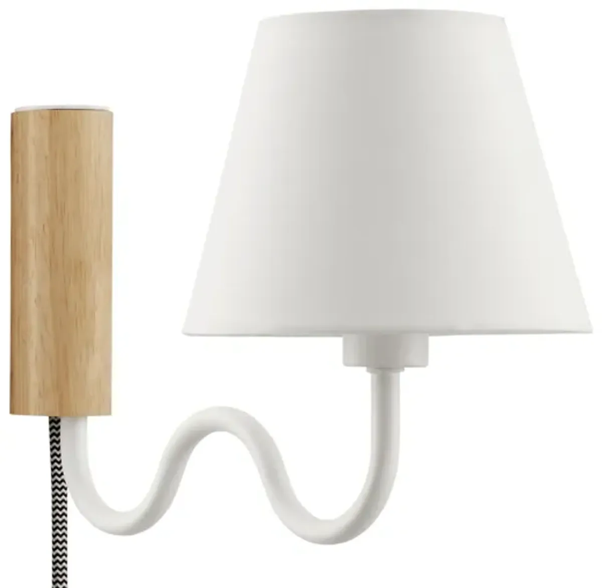 Sunlit Squiggle Arm Wall Sconce