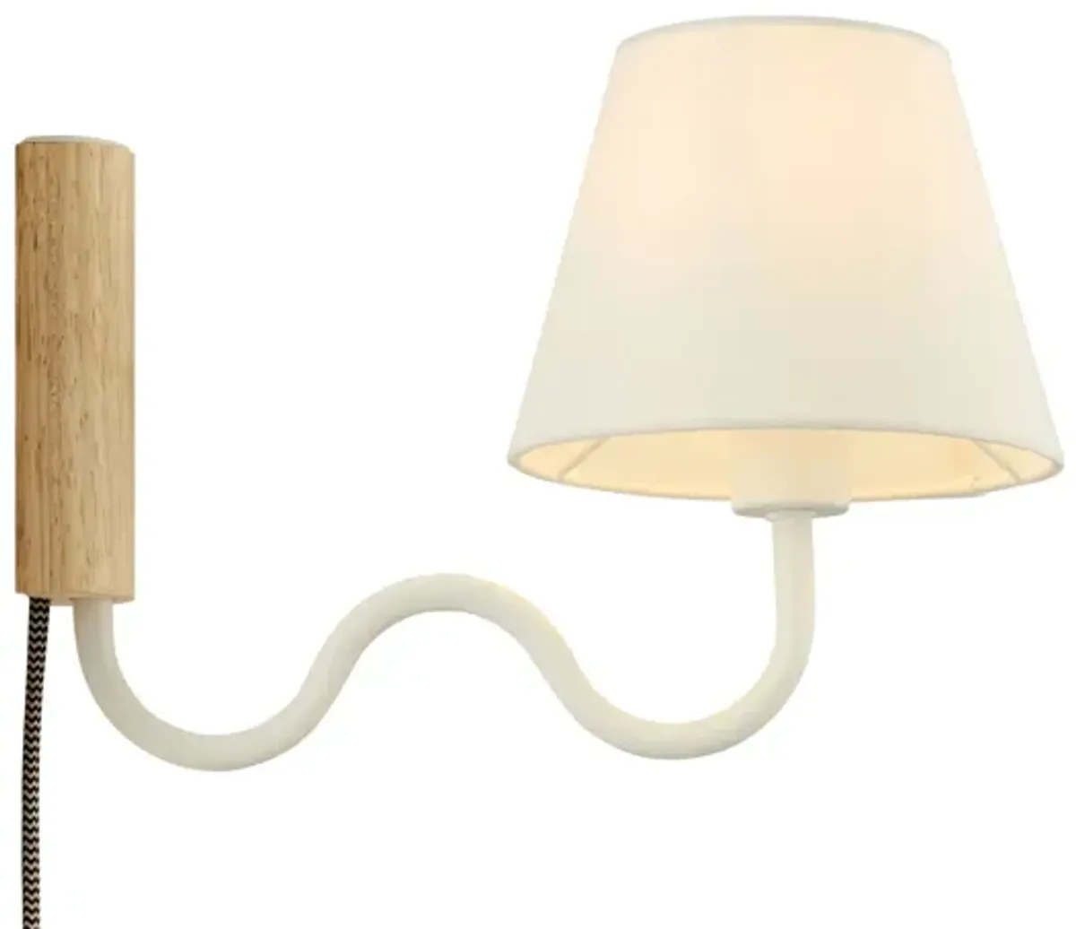 Sunlit Squiggle Arm Wall Sconce