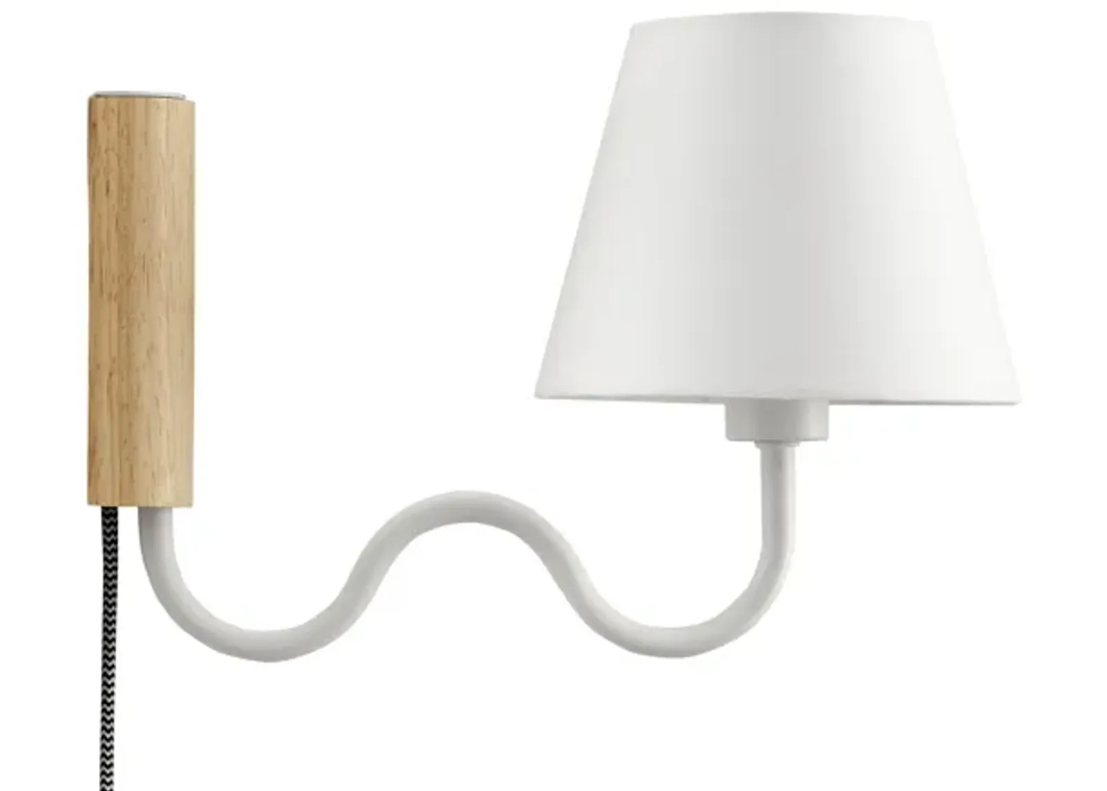 Sunlit Squiggle Arm Wall Sconce