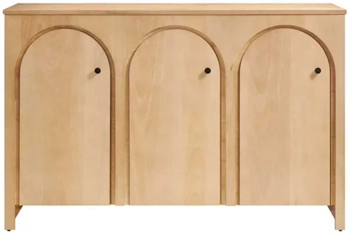 Appia 3-Door Arched Door Sideboard Storage Cabinet