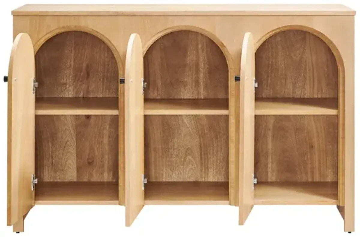 Appia 3-Door Arched Door Sideboard Storage Cabinet