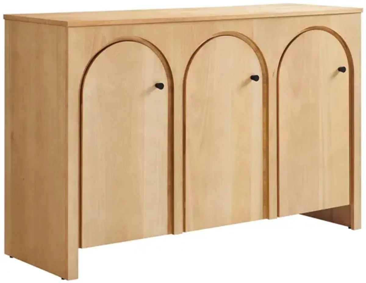 Appia 3-Door Arched Door Sideboard Storage Cabinet