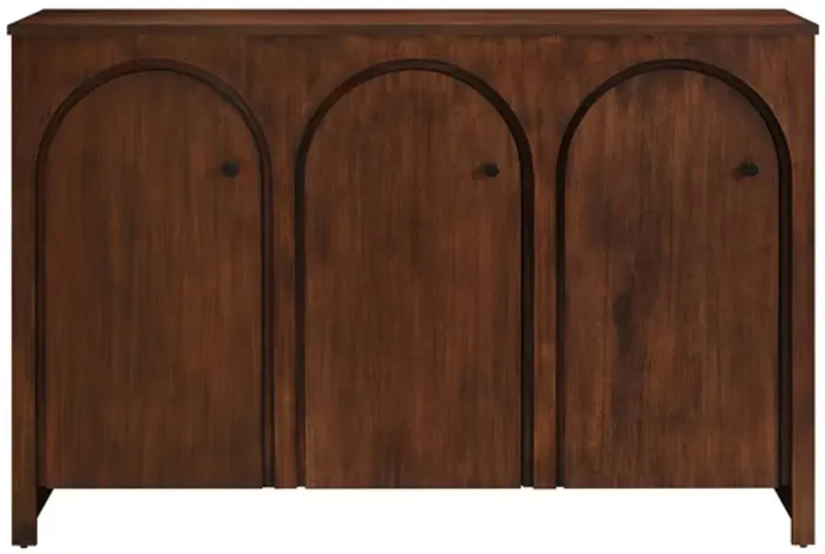 Appia 3-Door Arched Door Sideboard Storage Cabinet