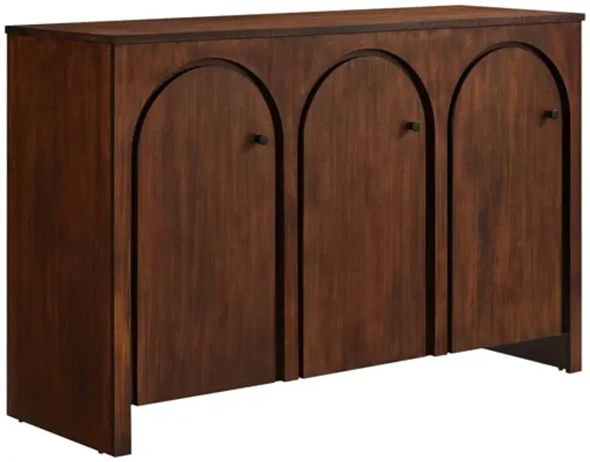 Appia 3-Door Arched Door Sideboard Storage Cabinet