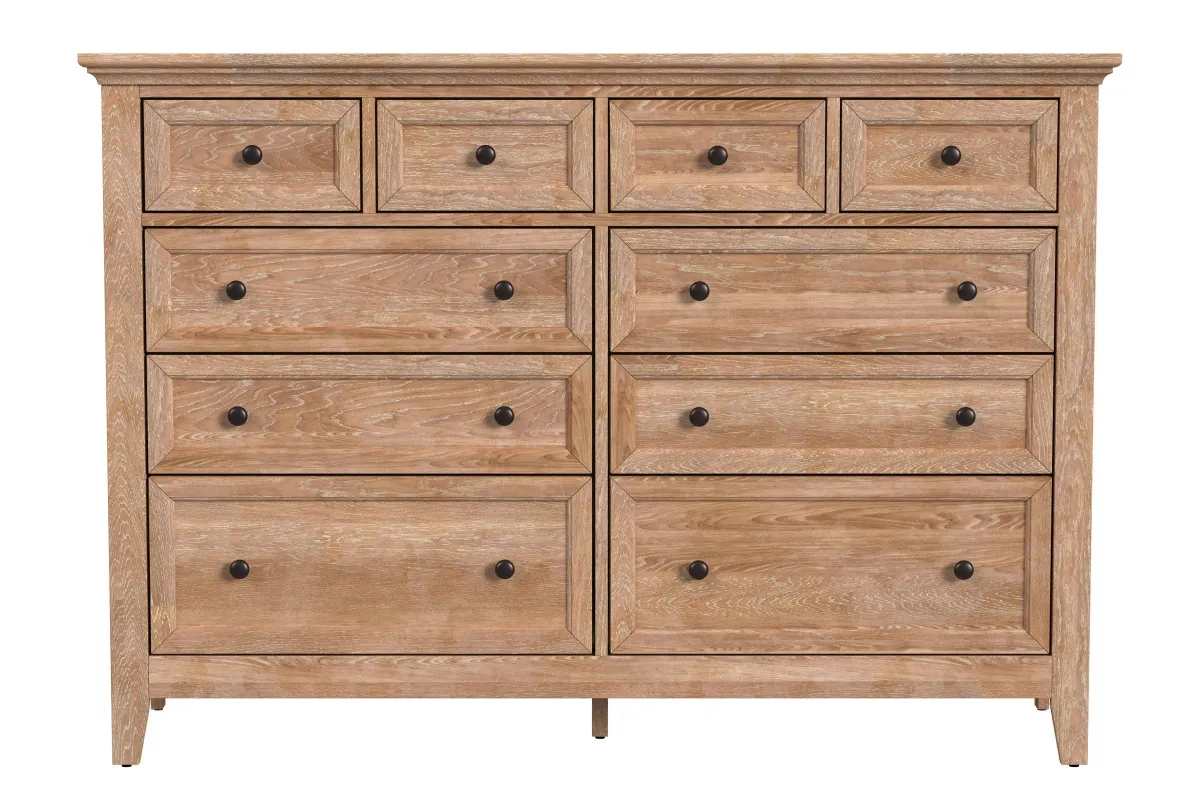 San Mateo Natural Dresser + Mirror