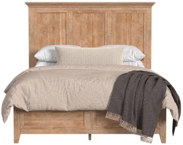 San Mateo Natural Queen Panel Bed