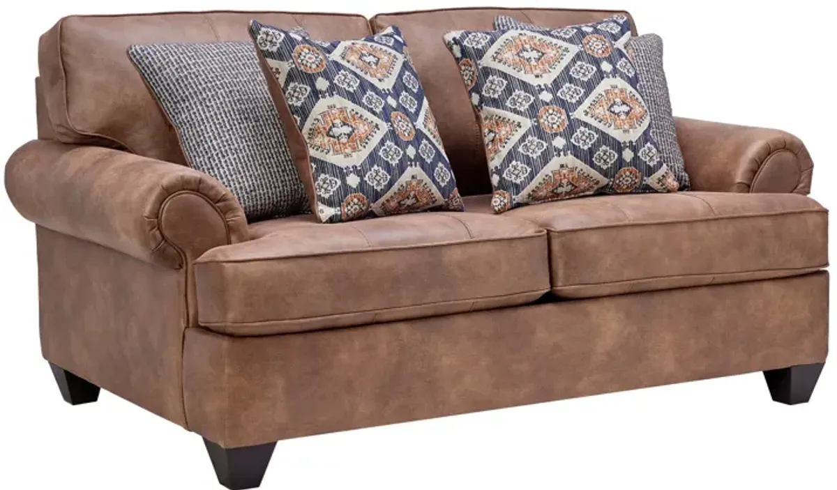 Austin Camel Loveseat