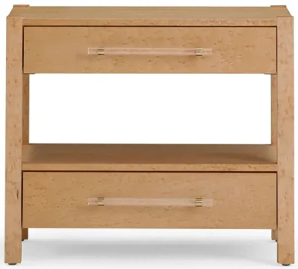 Brandyss Birdseye Maple 2-Drawer Nightstand