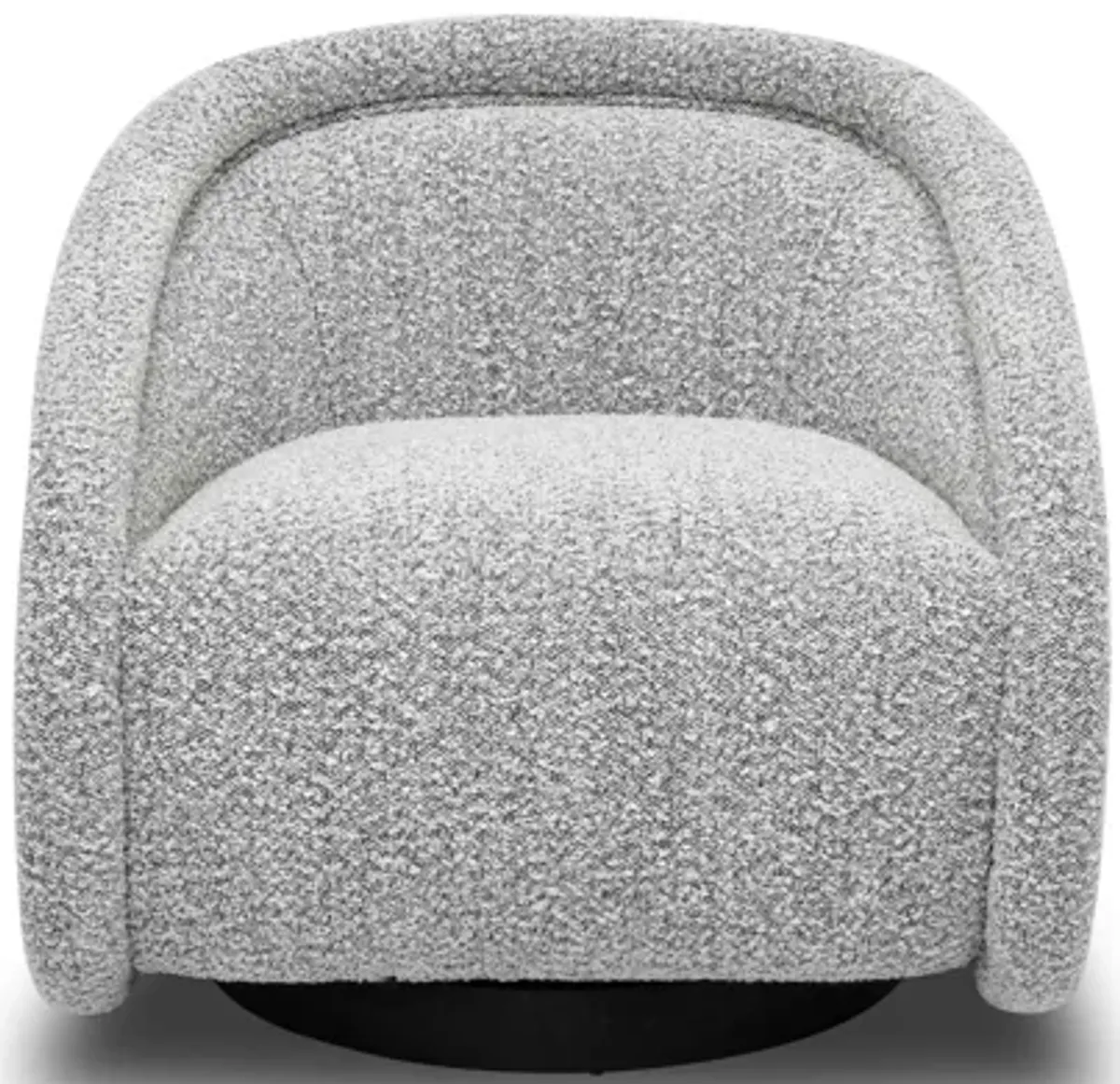 Rory Grey Boucle Swivel Chair