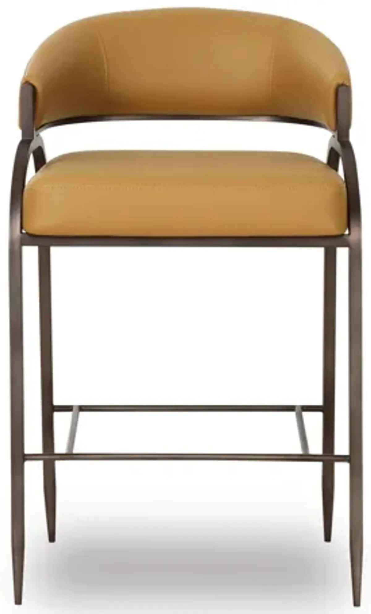 Tatum Tan Performance Vegan Leather Counter Stool