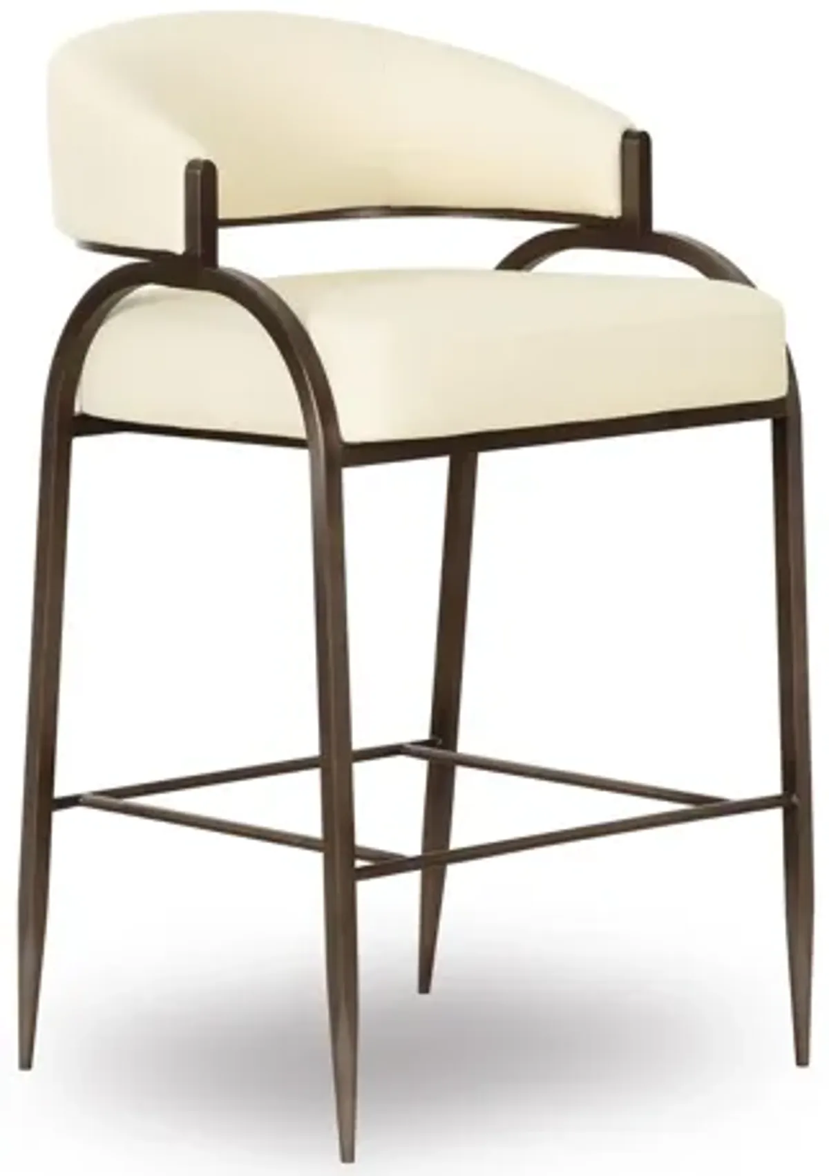 Tatum Cream Performance Vegan Leather Counter Stool
