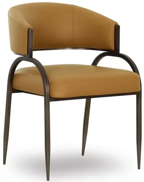 Tatum Tan Performance Vegan Leather Dining Chair