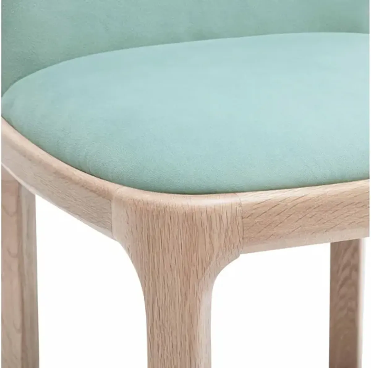 Rebecca Light Blue Performance Velvet Dining Chair