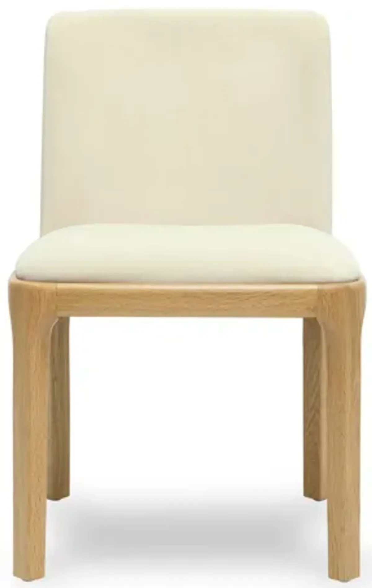 Rebecca Cream Performance Velvet Dining Chair