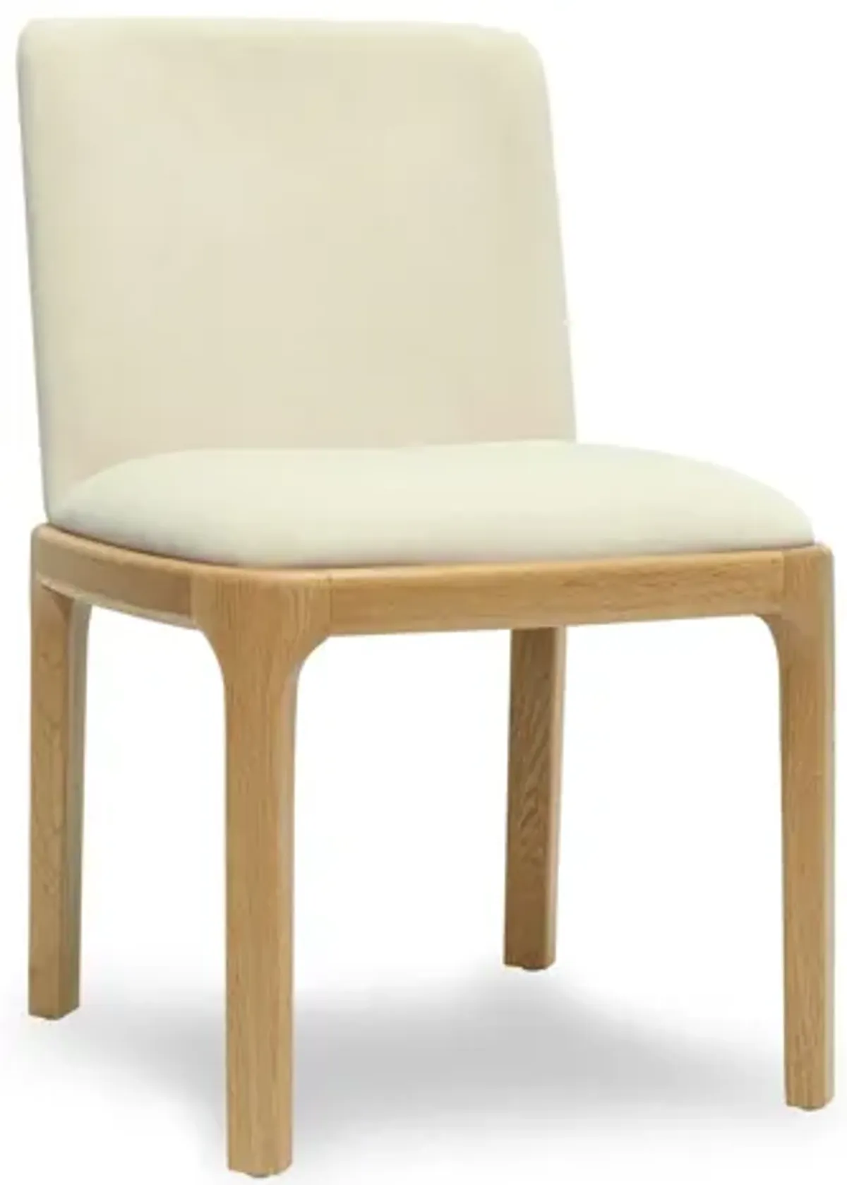 Rebecca Cream Performance Velvet Dining Chair