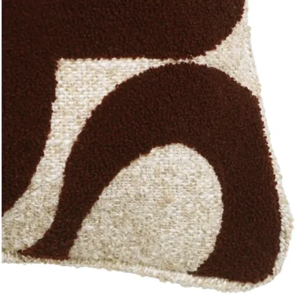 Bonney Chocolate Brown Boucle Accent Cushion