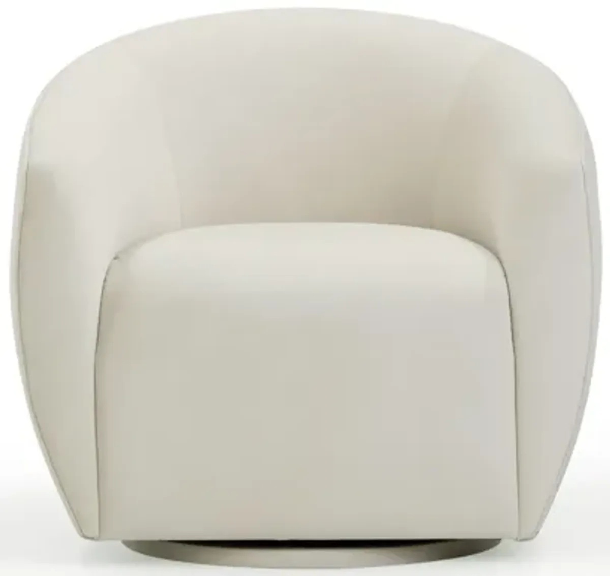 Jordan Cream Velvet Swivel Chair