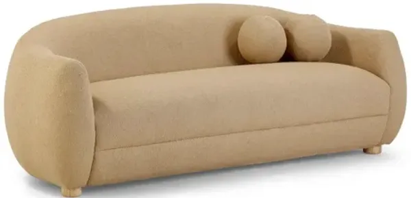 Judy Honey Boucle Sofa
