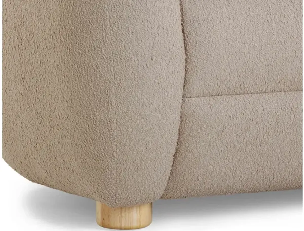 Judy Light Brown Boucle Sofa