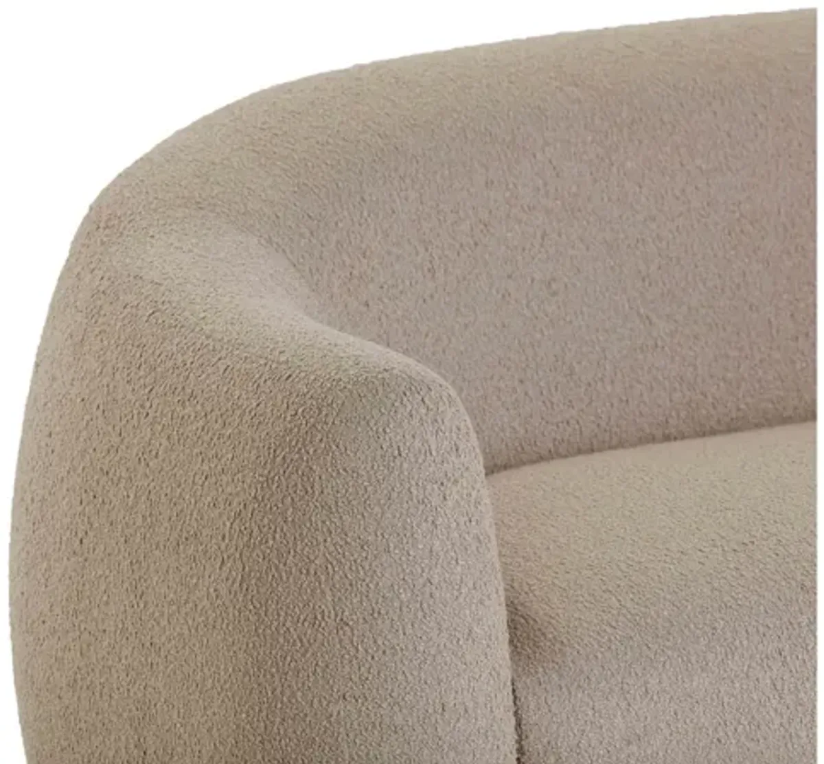 Judy Light Brown Boucle Sofa