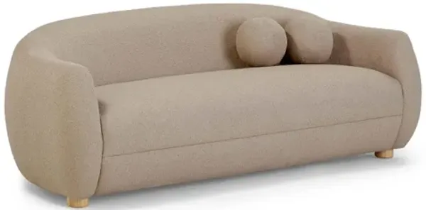 Judy Light Brown Boucle Sofa
