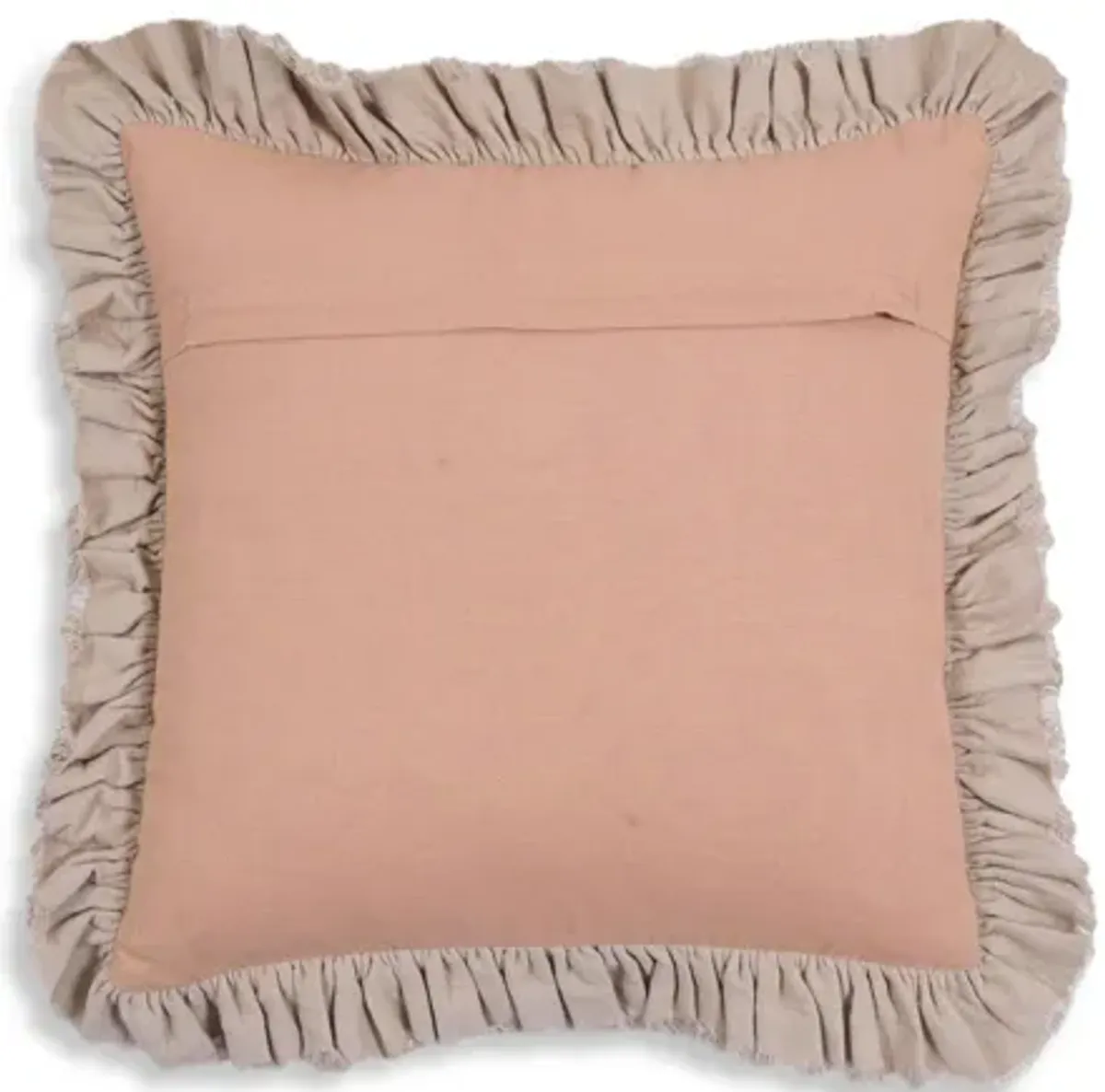 Alessia Distressed Pink Velvet Pillow