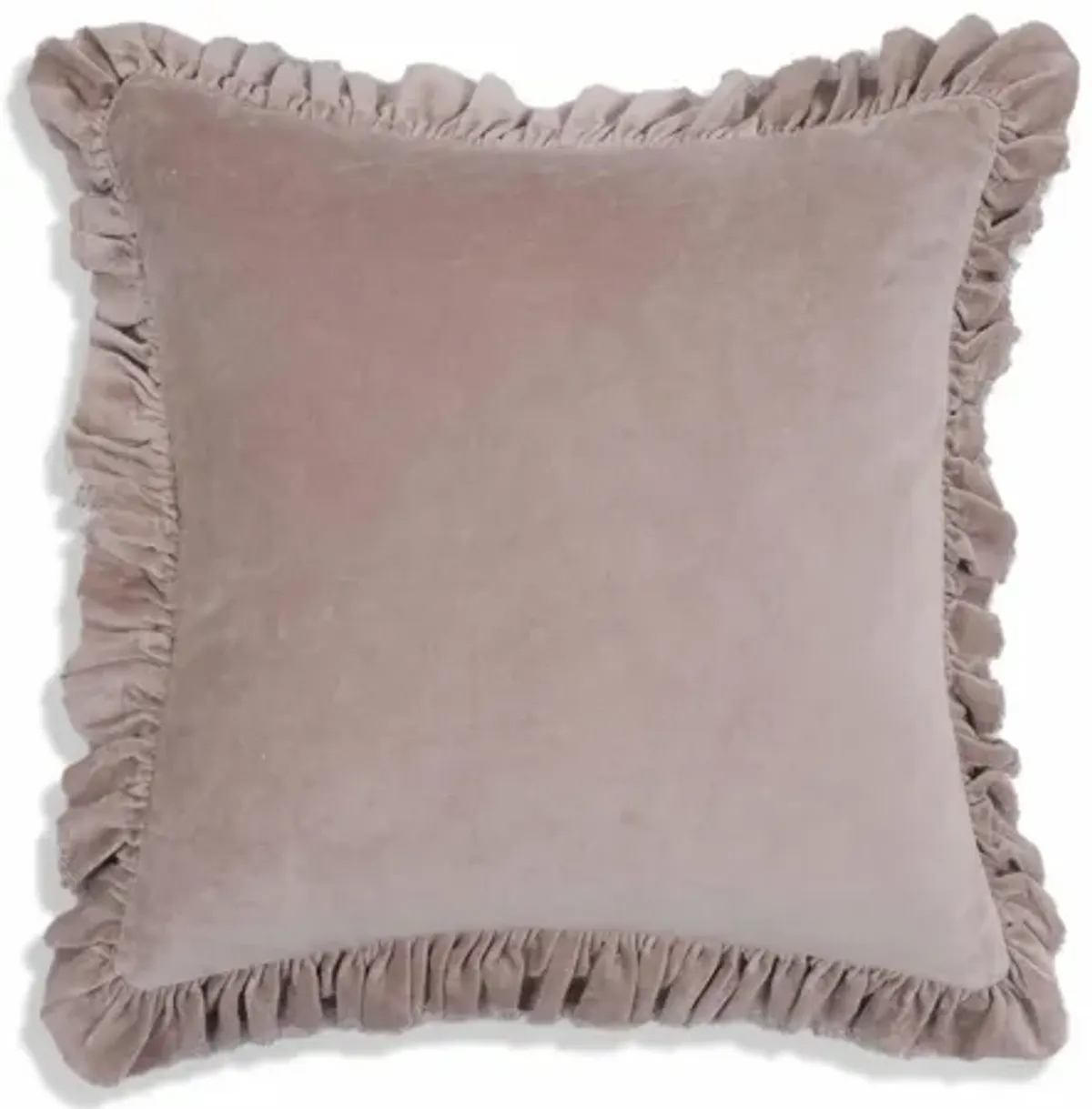 Alessia Distressed Pink Velvet Pillow