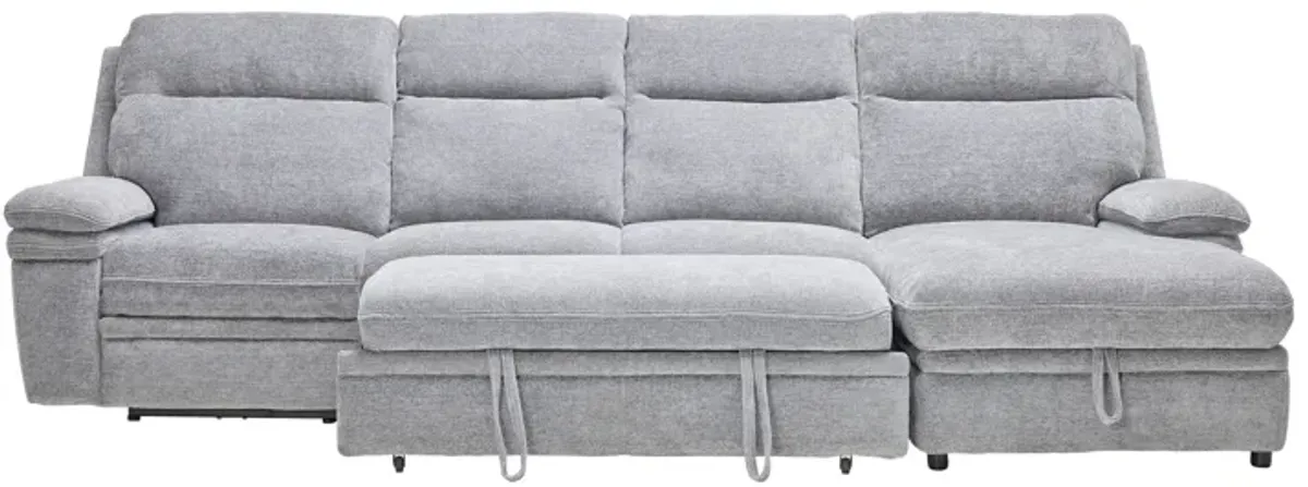 Colt 3-Piece Dual Power Reclining Sleeper Sectional with Right Arm Facing Chaise