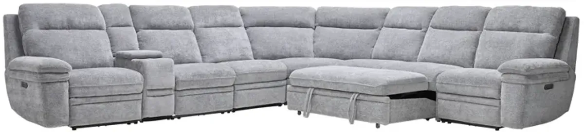 Colt 7-Piece Dual Power Reclining Sleeper Sectional