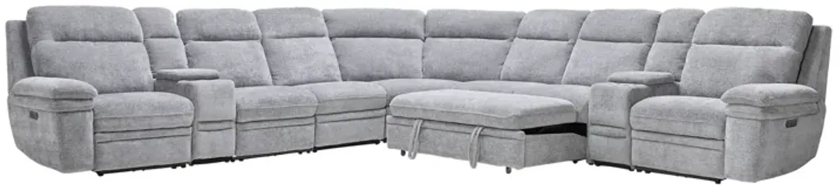 Colt 8-Piece Dual Power Reclining Sleeper Sectional