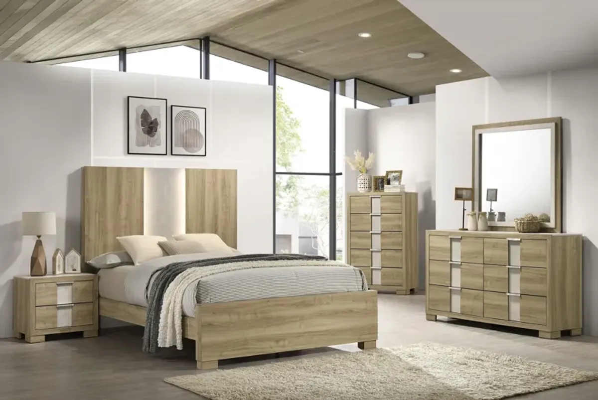 Zeller Natural 3-Piece King Bedroom Set